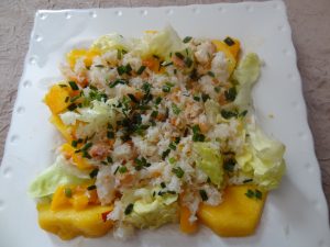 salade de crabe aux fruits 2