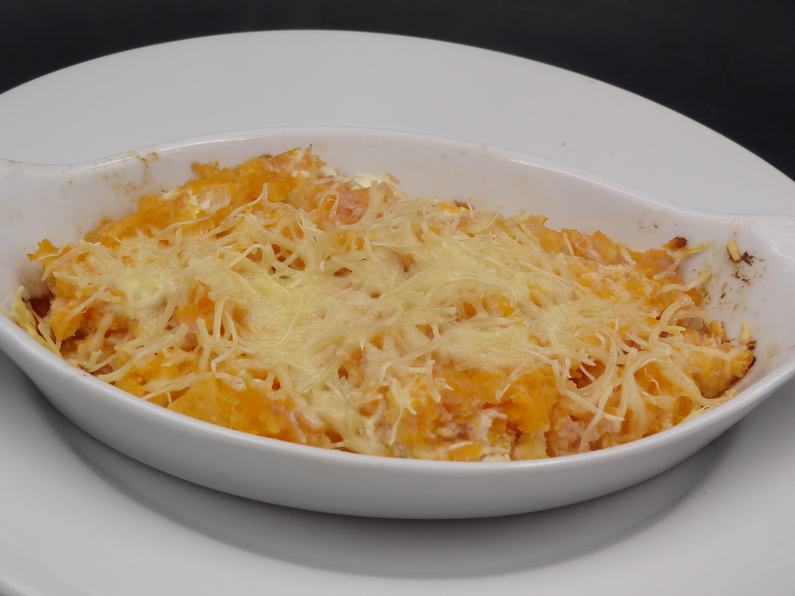 You are currently viewing GRATIN PANAIS BUTTERNUT AU JAMBON ET RICOTTA