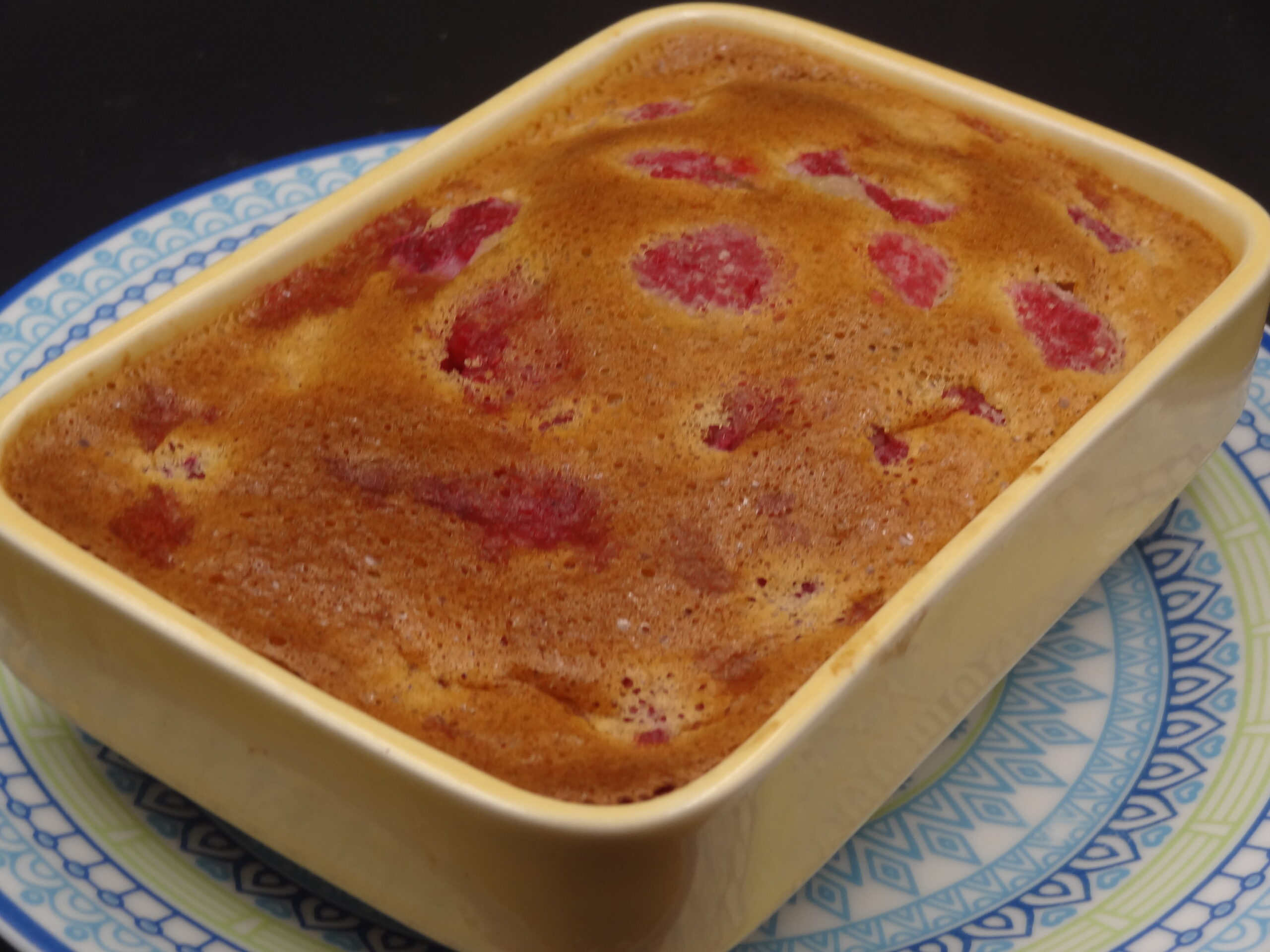 You are currently viewing CLAFOUTIS AUX FRAMBOISES
