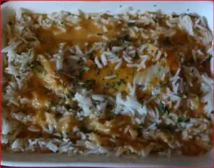Lire la suite à propos de l’article CABILLAUD SAUCE HOMARD ET SON RIZ BASMATI