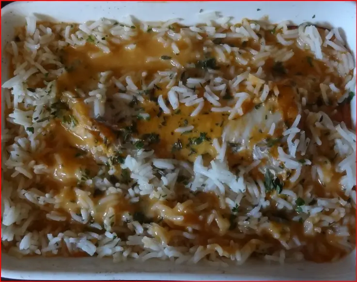 You are currently viewing CABILLAUD SAUCE HOMARD ET SON RIZ BASMATI