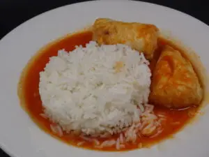 Lire la suite à propos de l’article LOTTE A L’ARMORICAINE ET RIZ BASMATI
