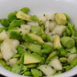 SALADE FÈVES AVOCAT POIRE