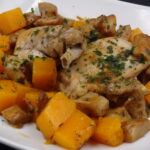 LAPIN AUX CÈPES ET BUTTERNUT
