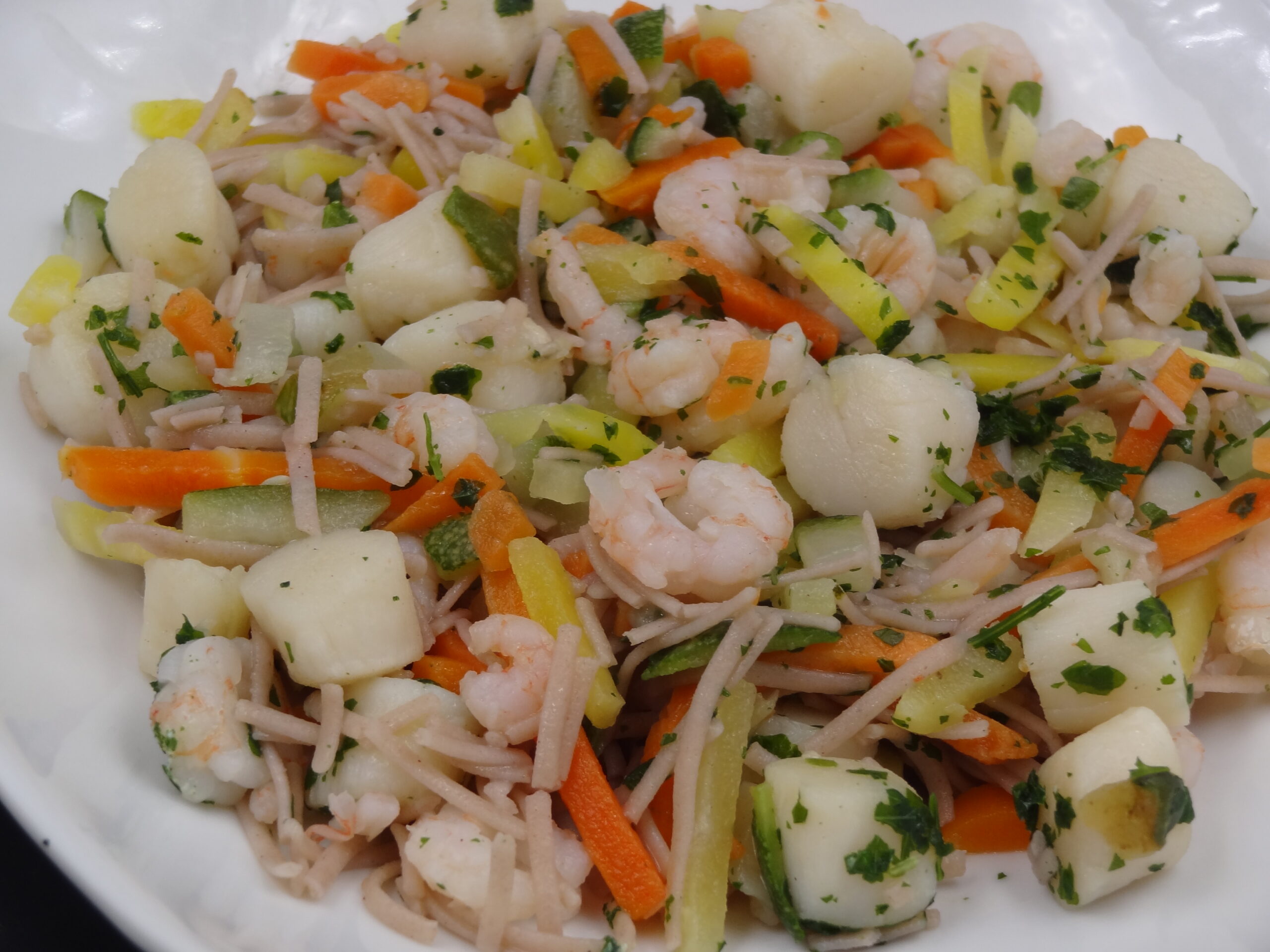 You are currently viewing SAUTE DE NOUILLES SOBA AUX FRUITS DE MER