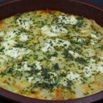 TARTE SANS PÂTE POIREAUX RICOTTA