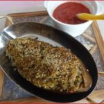 AUBERGINE FARCIE AUX CEREALES ET A L&rsquo;AGNEAU