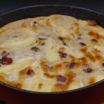 FLAMUSSE AUX POIRES ET CRANBERRIES