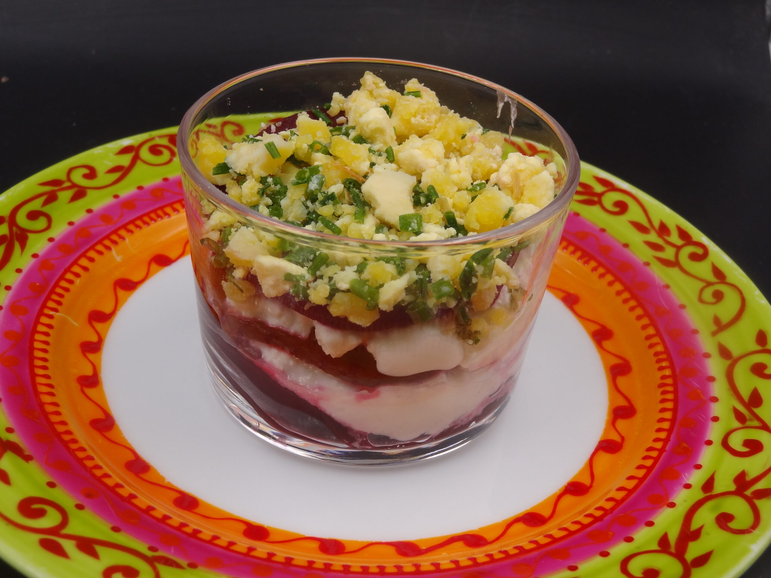 You are currently viewing VERRINES DE BETTERAVE AU COTTAGE CHEESE