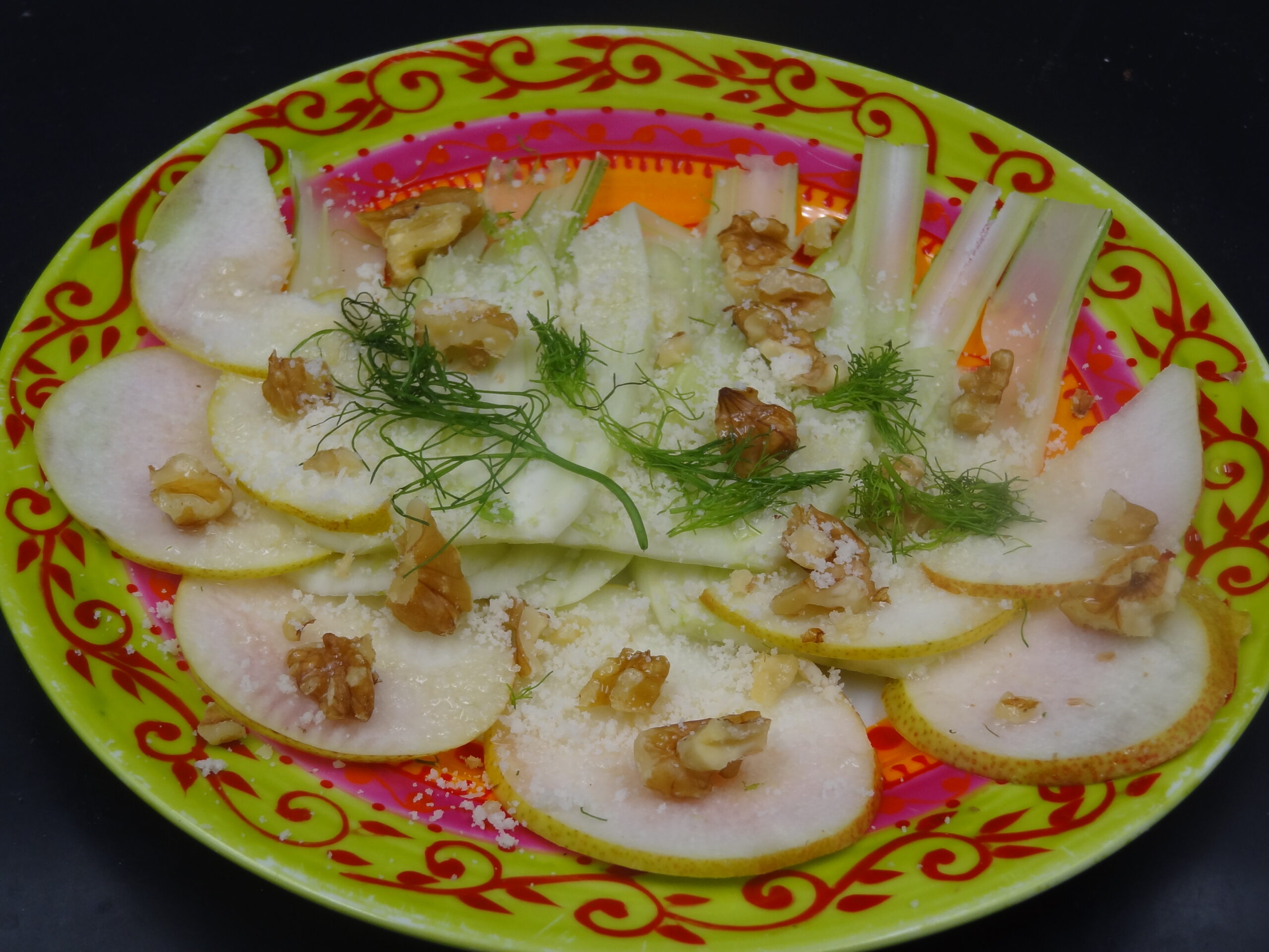 You are currently viewing SALADE FENOUIL POIRE AUX NOIX