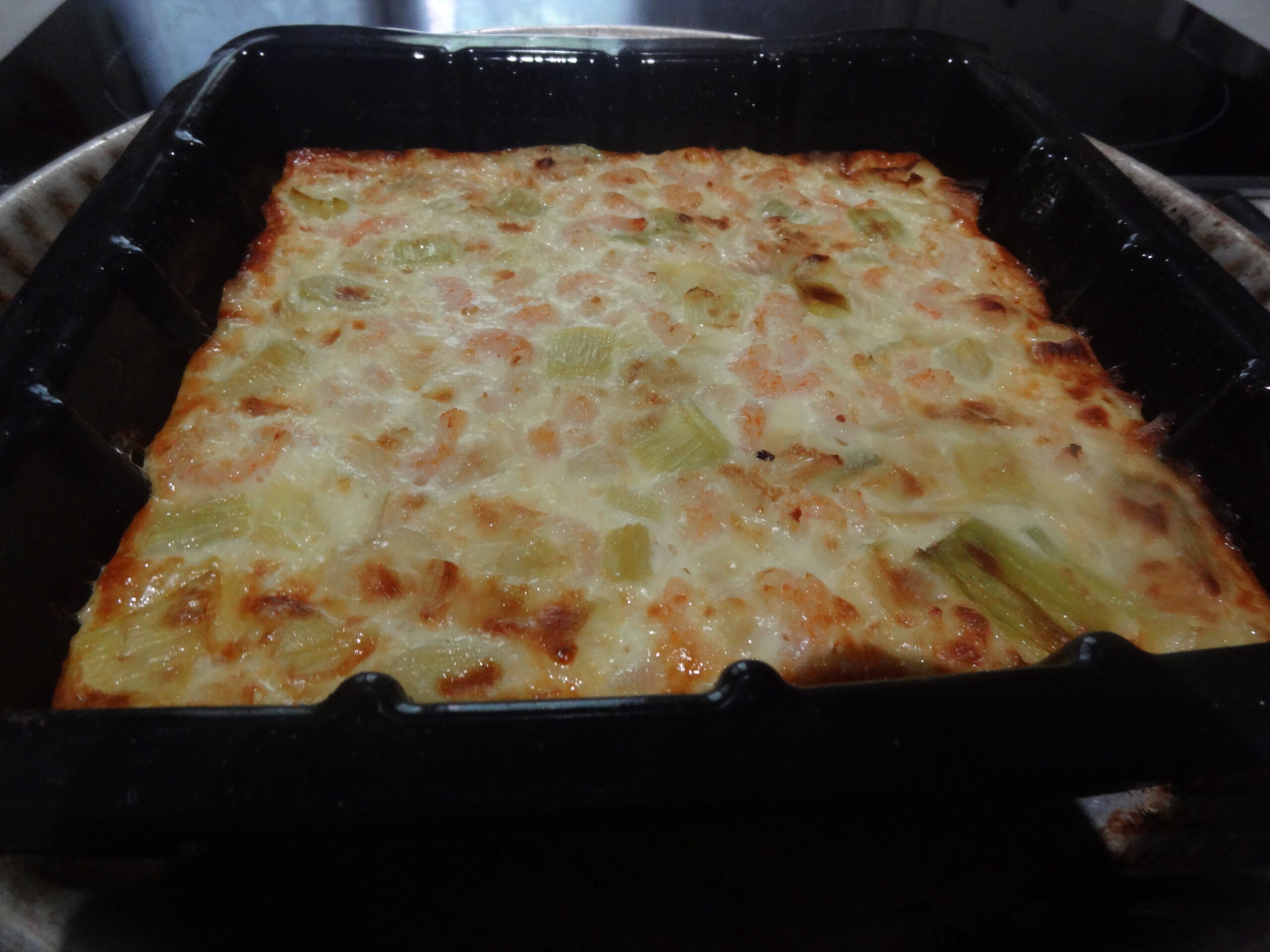 Vous consultez actuellement CLAFOUTIS POIREAUX CREVETTES